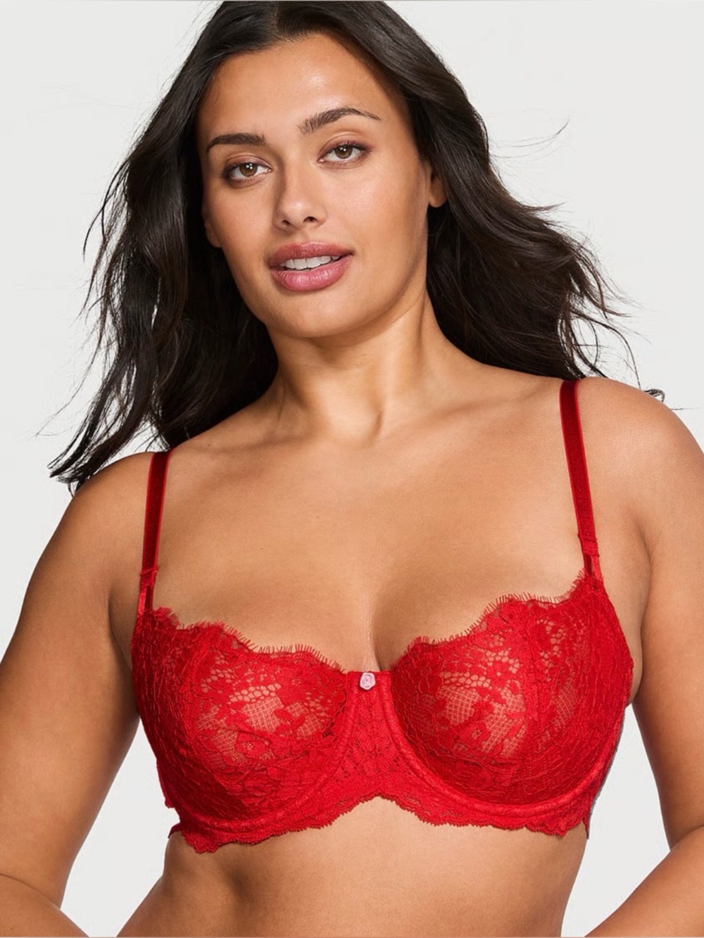 Victoria's Secret Red Lace Underwire Bra
